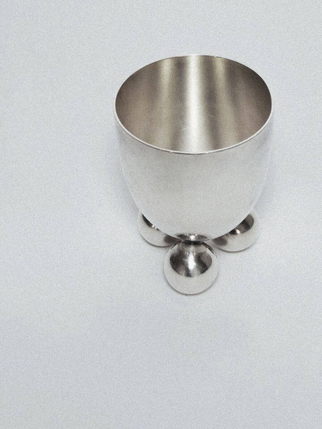 Set of 6 Modernist egg cups, Fritz August Breuhaus, c. 1930