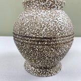 Vase en émail crispée