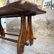Dining table in solid olive wood Maison Skela 1960