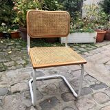 Cesca b32 model chair in white by Marcel Breuer