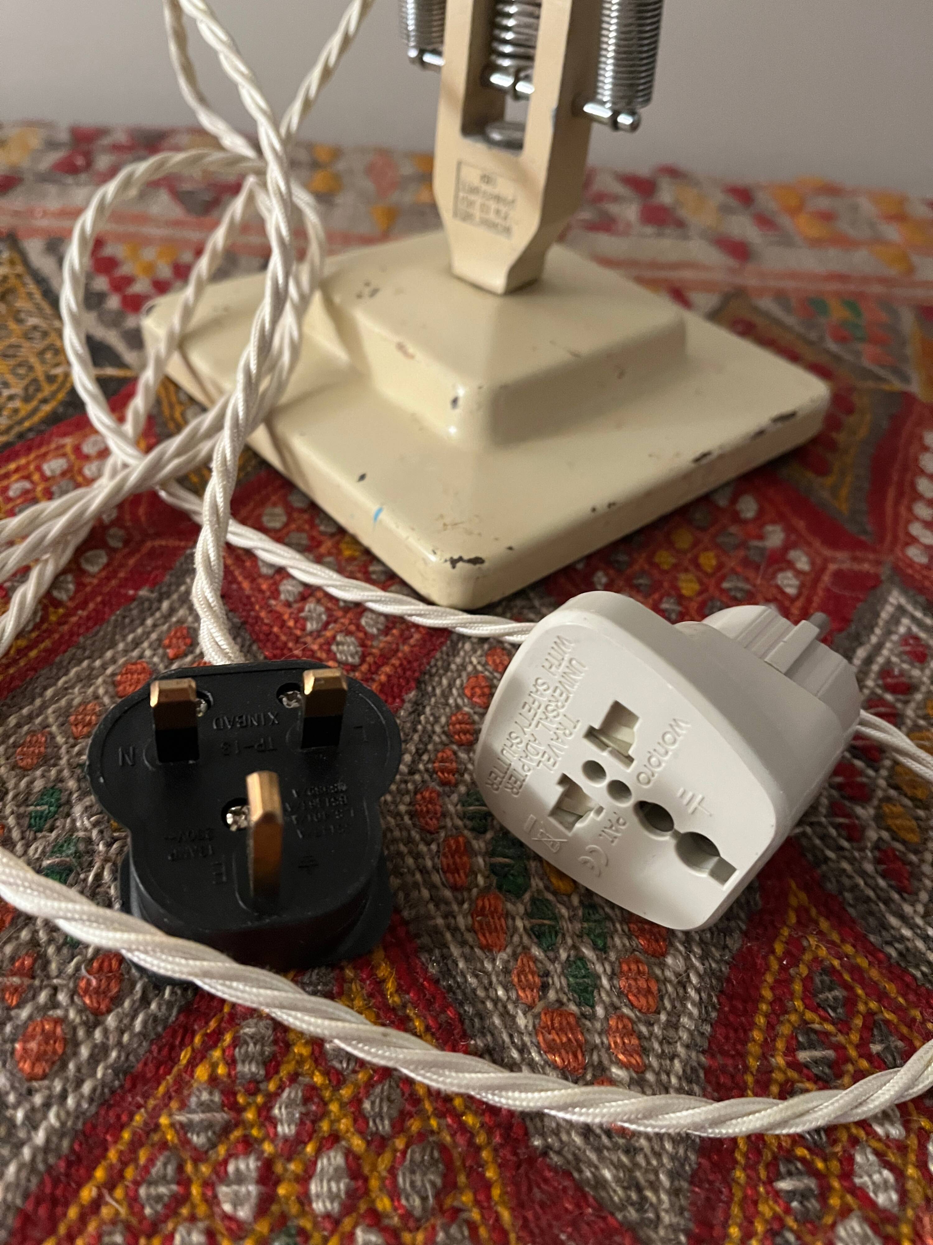 Lampe Anglepoise originale par Herbert & Sons vers 1930/40 couleur sable