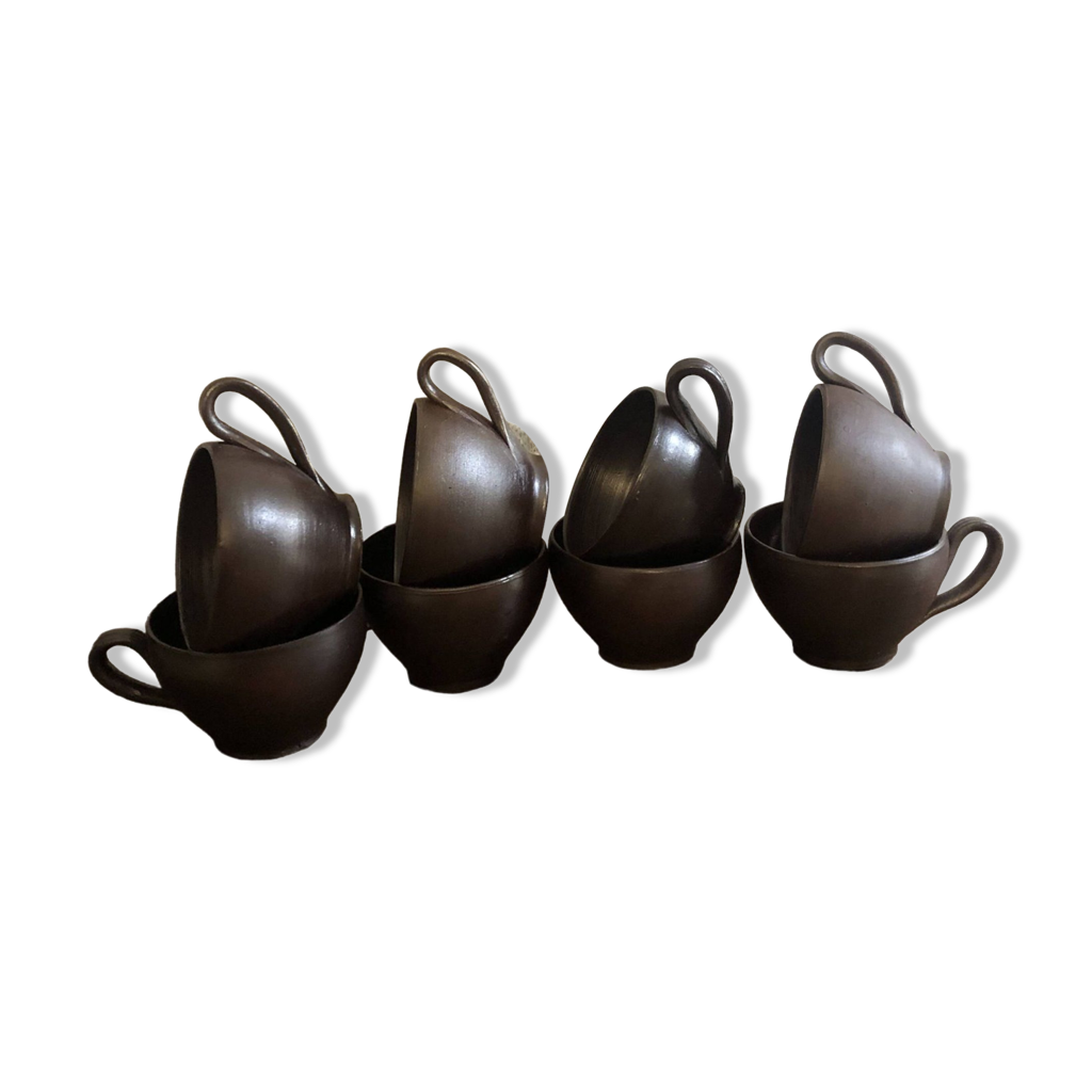 Lot De 2 Bolées à Cidre Bretonnes TY Breizh – Céramique Blanche Vintage