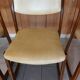 4 sled chairs, vintage
