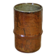 Glazed stoneware cylinder vase by Robert Héraud