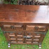 Catalan sideboard in solid walnut