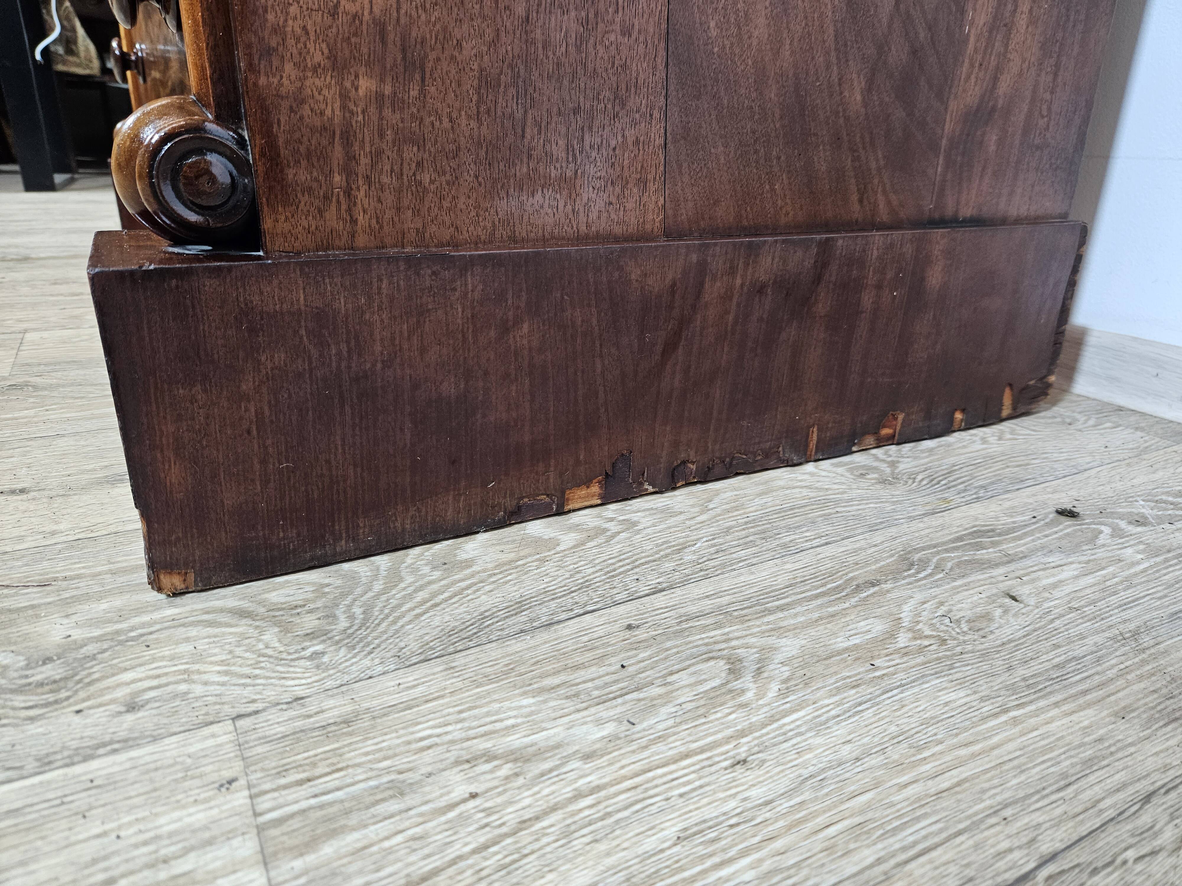 Chiffonier commode Biedermeier/Mahogany, première moitié du 19e siècle