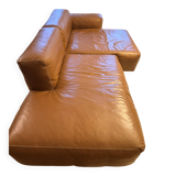 Canapé Mags Soft low Leather senses cognac