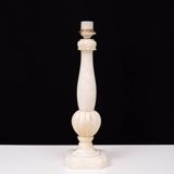 Paire de lampes de table grecques classiques en albâtre années 1970