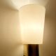 Set of 3 Vintage Limburg Wall Lights Gilded with fine gold, Glass