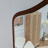 Scandinavian teak mirror