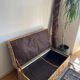 Banc pouf coffre en cuir patchwork  De Sède