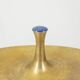 Philippe Hiquily. Hammered and gilded bronze bowl. Signed. 1980s.