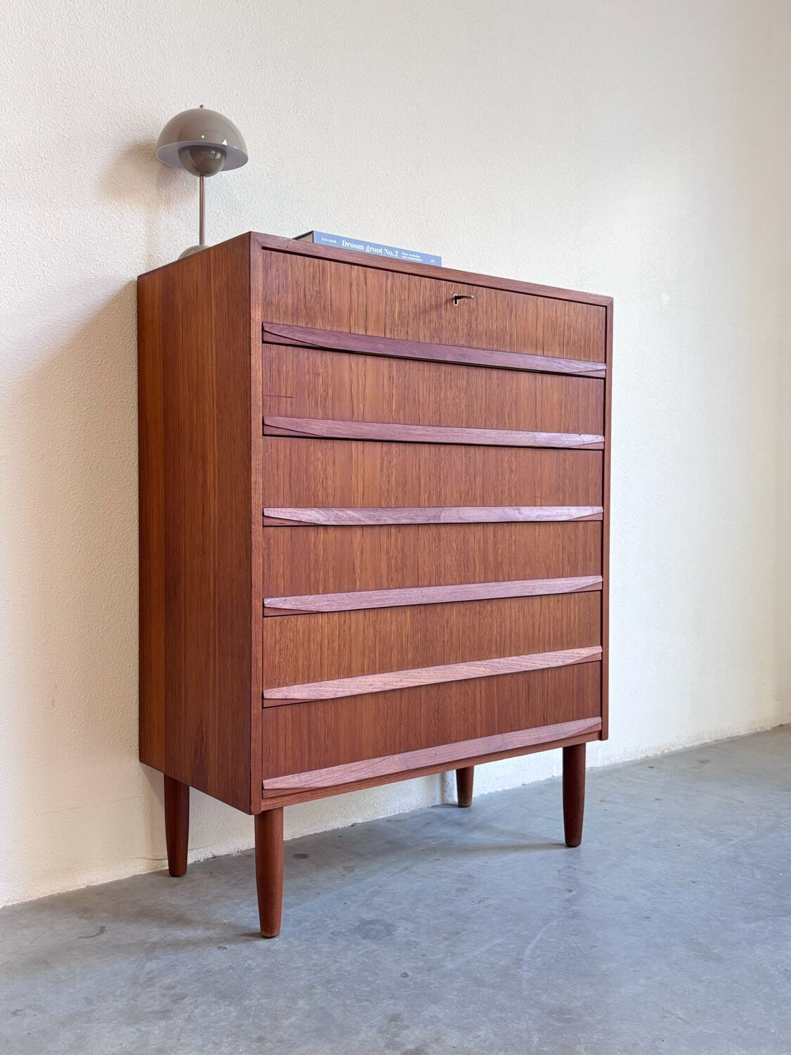 Vintage Danish chest of drawers teak