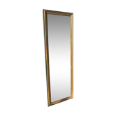 Miroir Louis XVI entre-deux doré à la feuille d’or 50x150cm