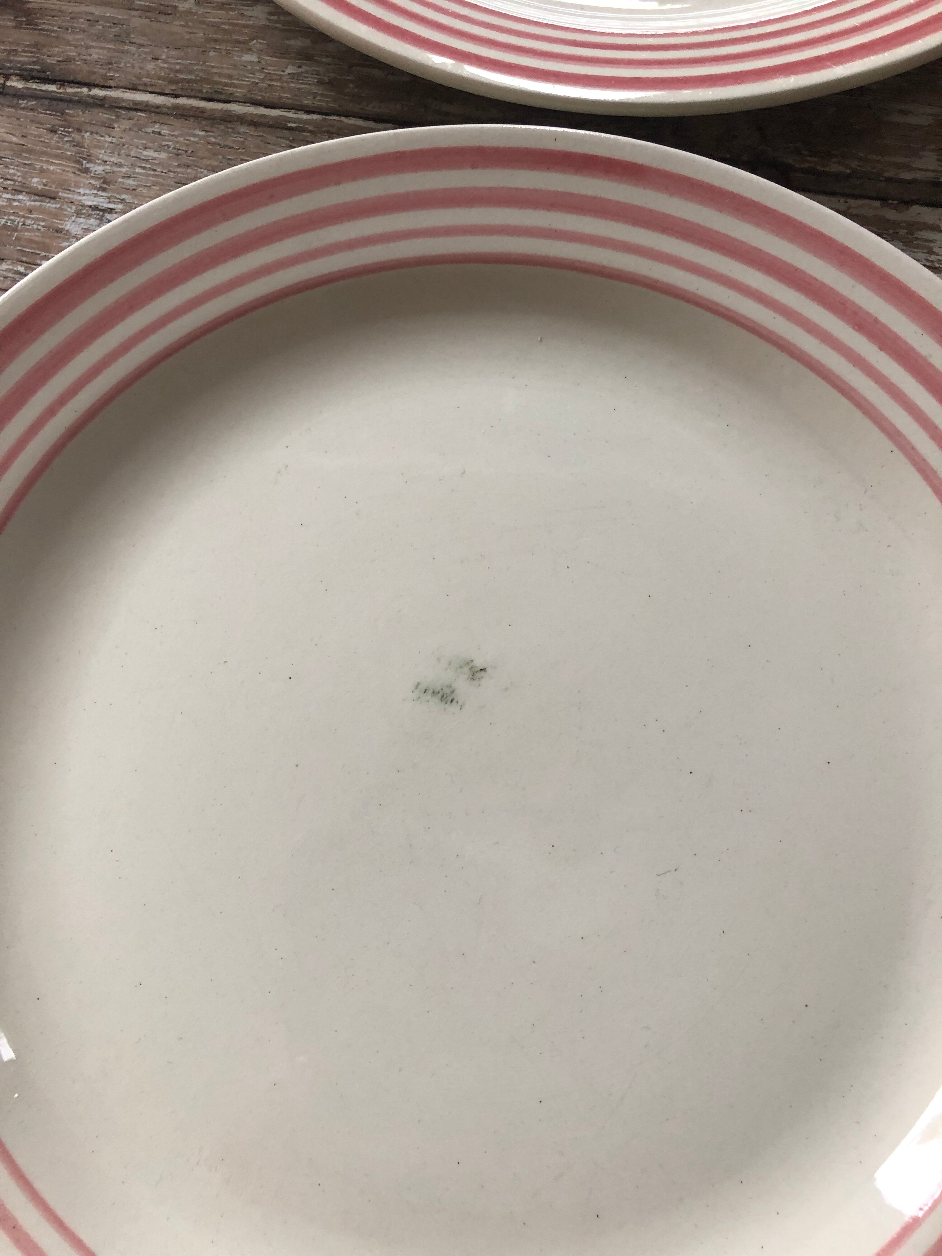 6 flat plates mod. Annick Montereau