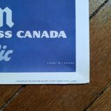 Vintage Canadian Train Poster