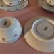 Chauvigny porcelain tea set six cups