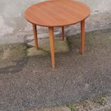 Vintage side table light wood