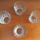 Set of 4 glassware Reims France