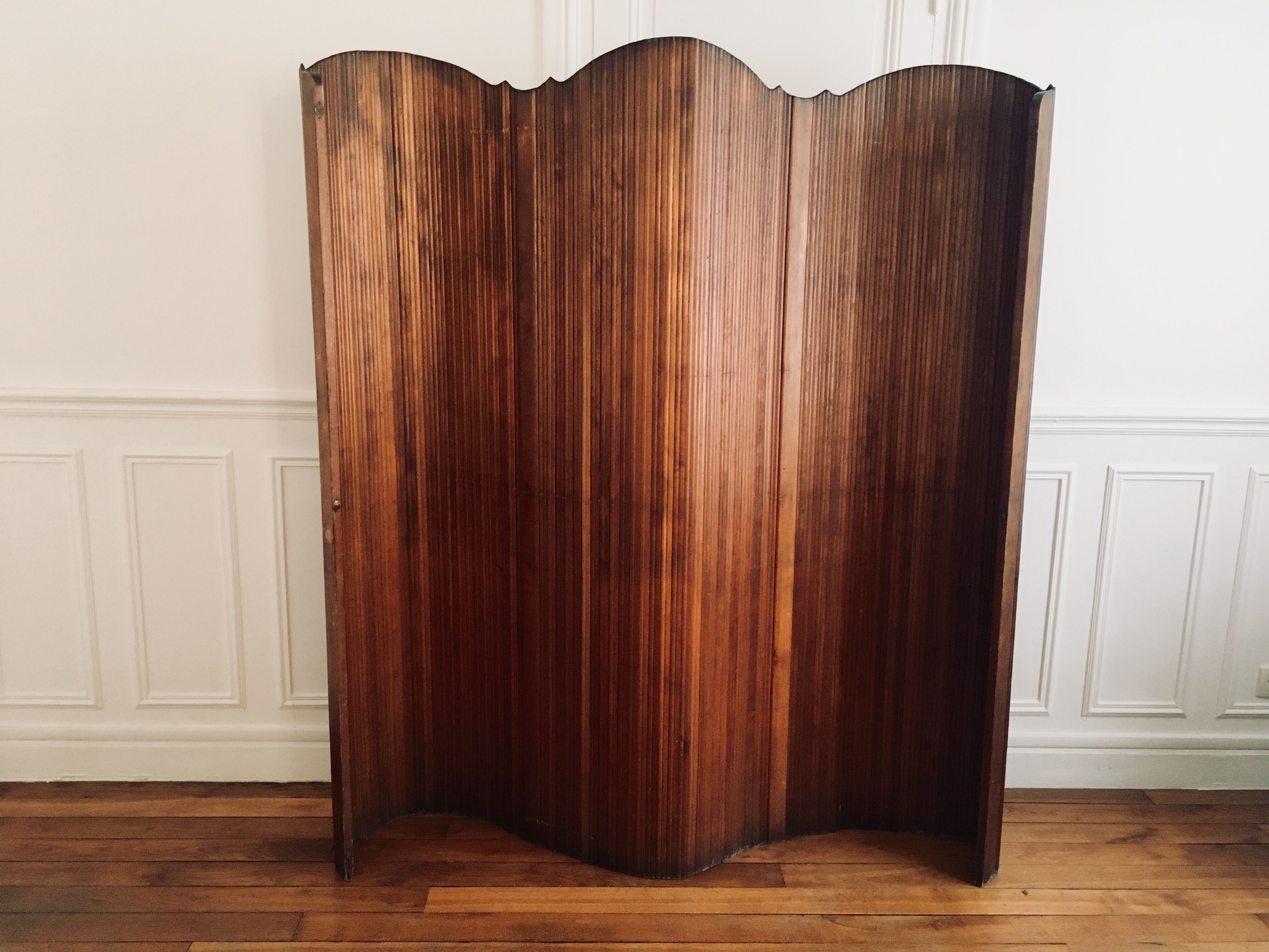 Paravent vintage en bois