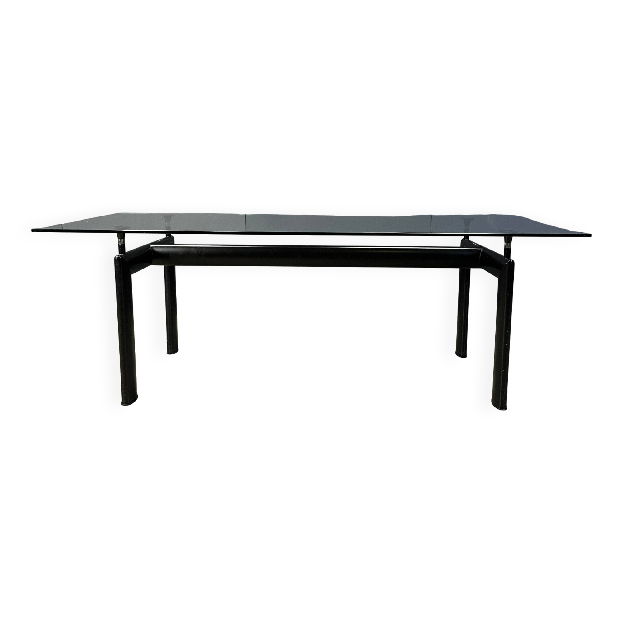 LC6 dining table by Le Corbusier for Cassina, 1990s.