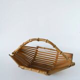 Bamboo and teak basket, design, 1960