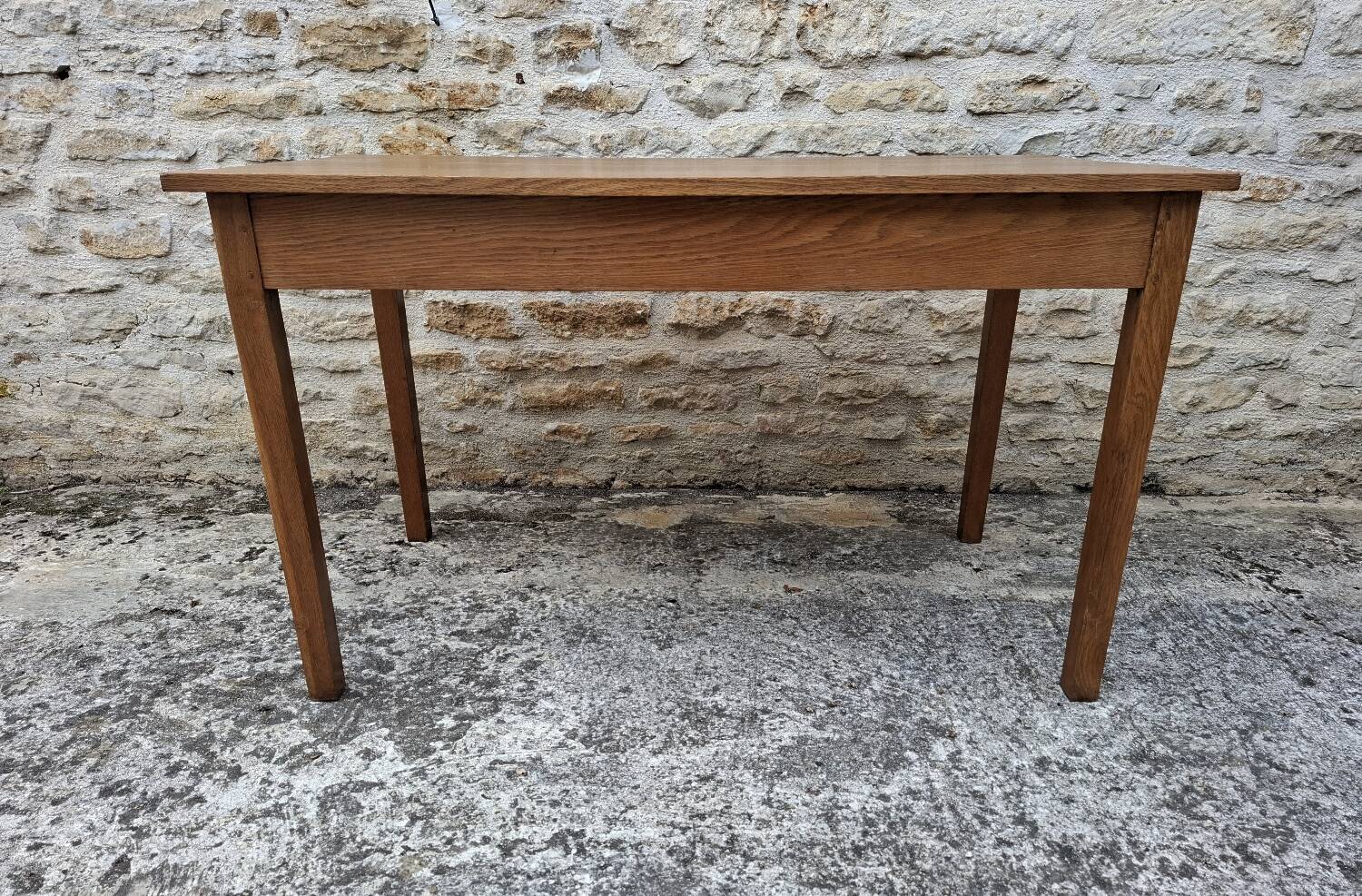 Oak farmhouse table 129 cm x 68 cm