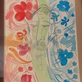 Watercolor by Pietro Soriani, pencil on paper, 2000s