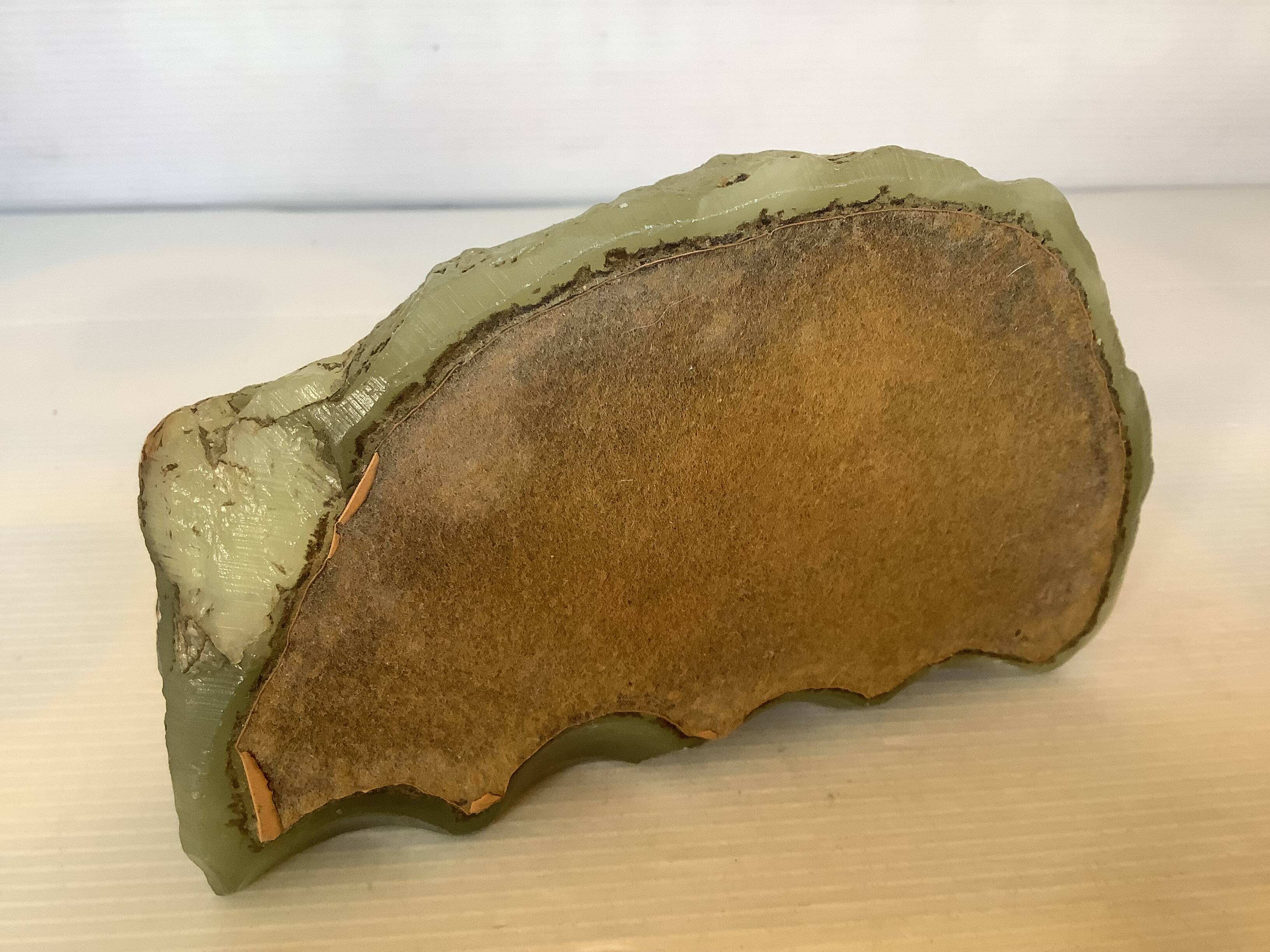 Green onyx ashtray tray