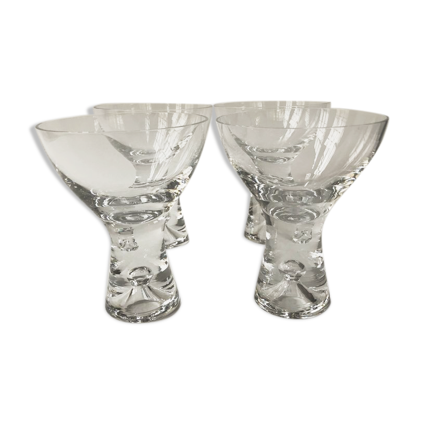 Set of 4 champagne glasses by Tapio Wirkkala for iittala