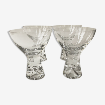 Set of 4 champagne glasses by Tapio Wirkkala for iittala