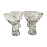 Set of 4 champagne glasses by Tapio Wirkkala for iittala