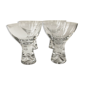 Lot de 4 verres à champagne de Tapio Wirkkala pour iittala