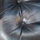 Pair of Comforto armchairs in black leather. Vintage 70s.