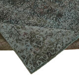 Hand-Knotted Persian Vintage 1970s 297 cm x 399 cm Grey Wool Carpet