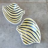 Large bowls, empty pockets by Alessio Tasca in Italian ceramic 60-70