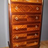 Chiffonnier de style Louis XVI en acajou vers 1925