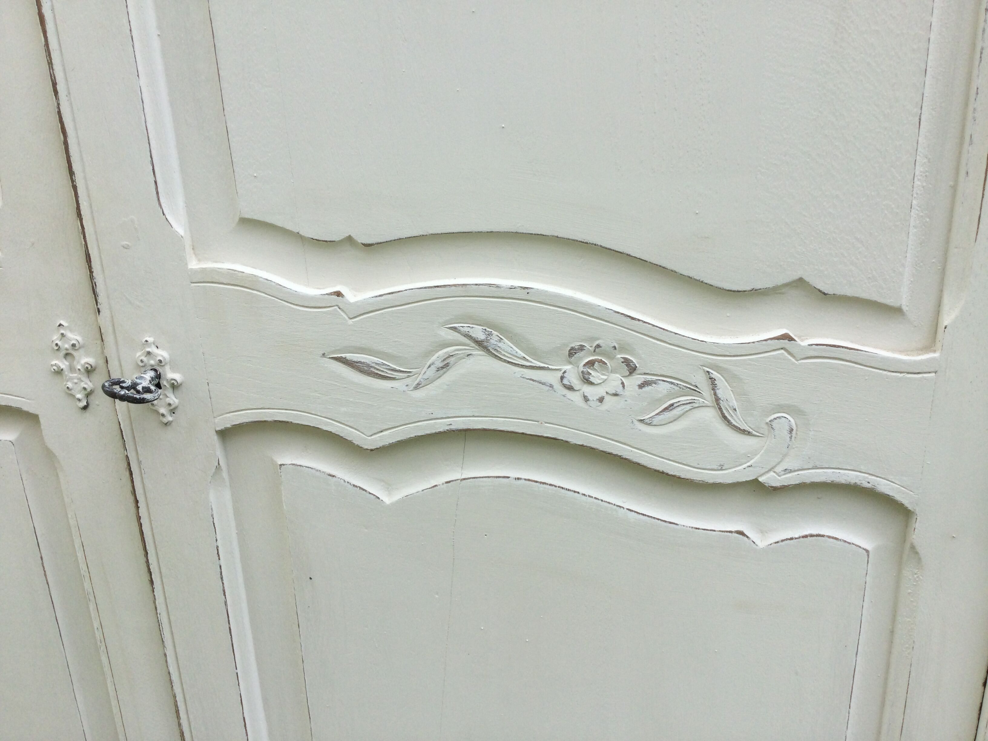 Old patinated cabinet