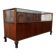 Vintage wooden shop counter/display case.