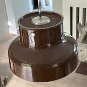 Brown Bumling pendant light by Anders Pehrson-Sweden 1960s
