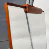 Old art deco psyche mirror circa 1900 33x155cm