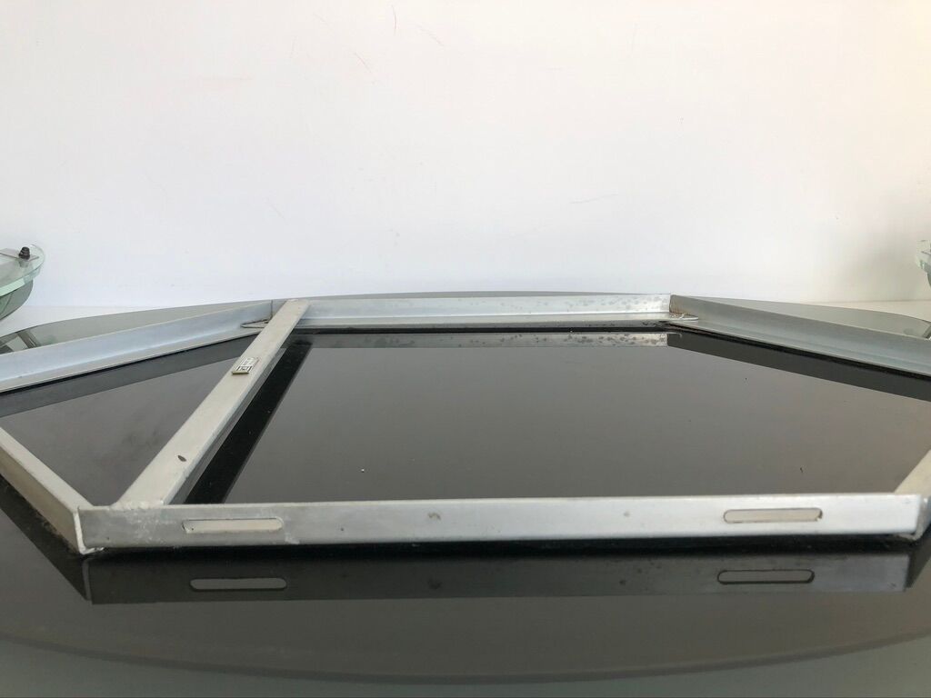 Veca mirror and 2 matching Veca wall lights made in Italy.