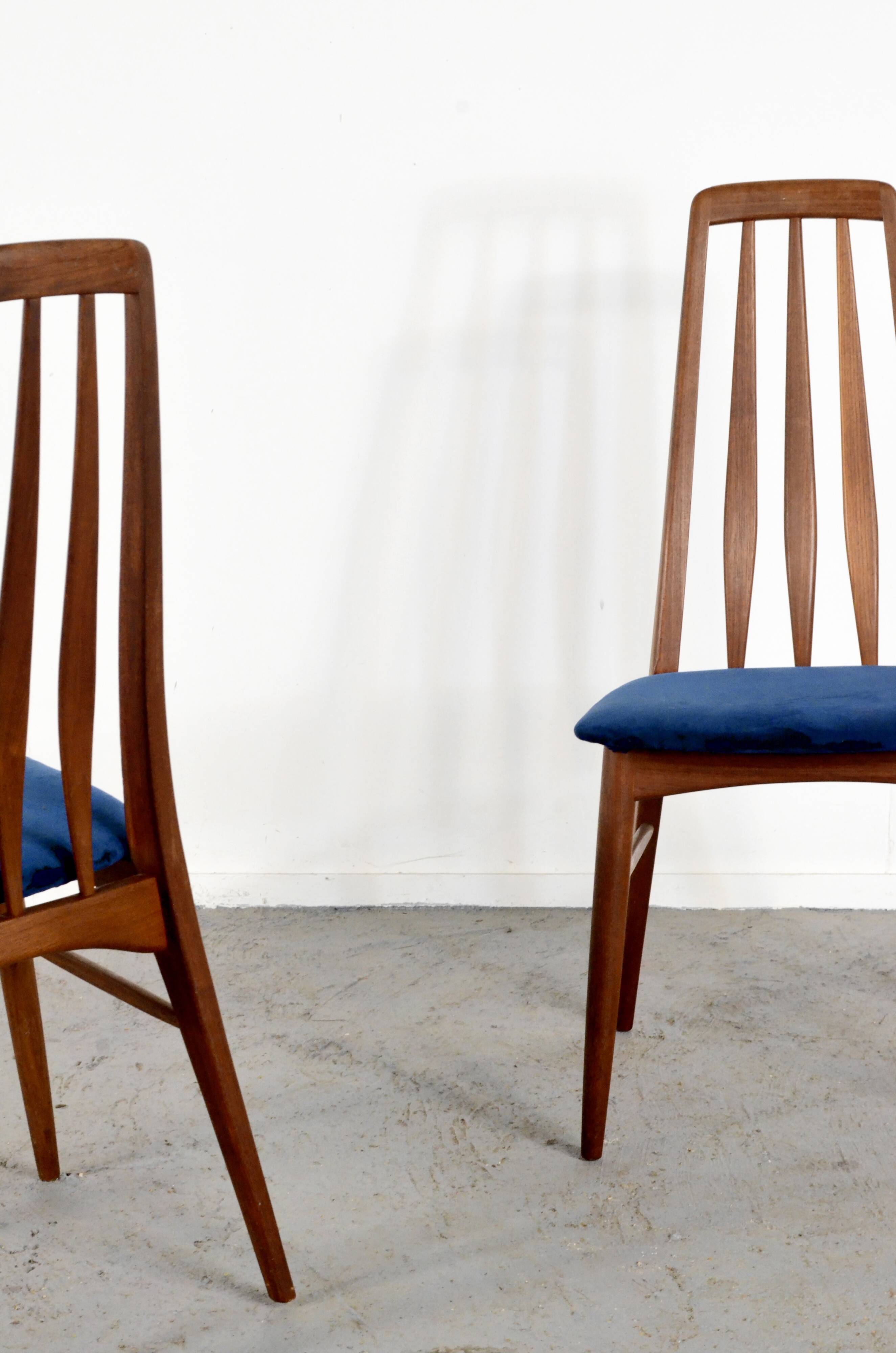 Page 1 of 12 Chaises Eva Midcentury par Neils Koefoed du Danemark en teck e