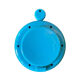 Blue wall clock IKEA vintage 90s