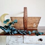 Old wooden basket