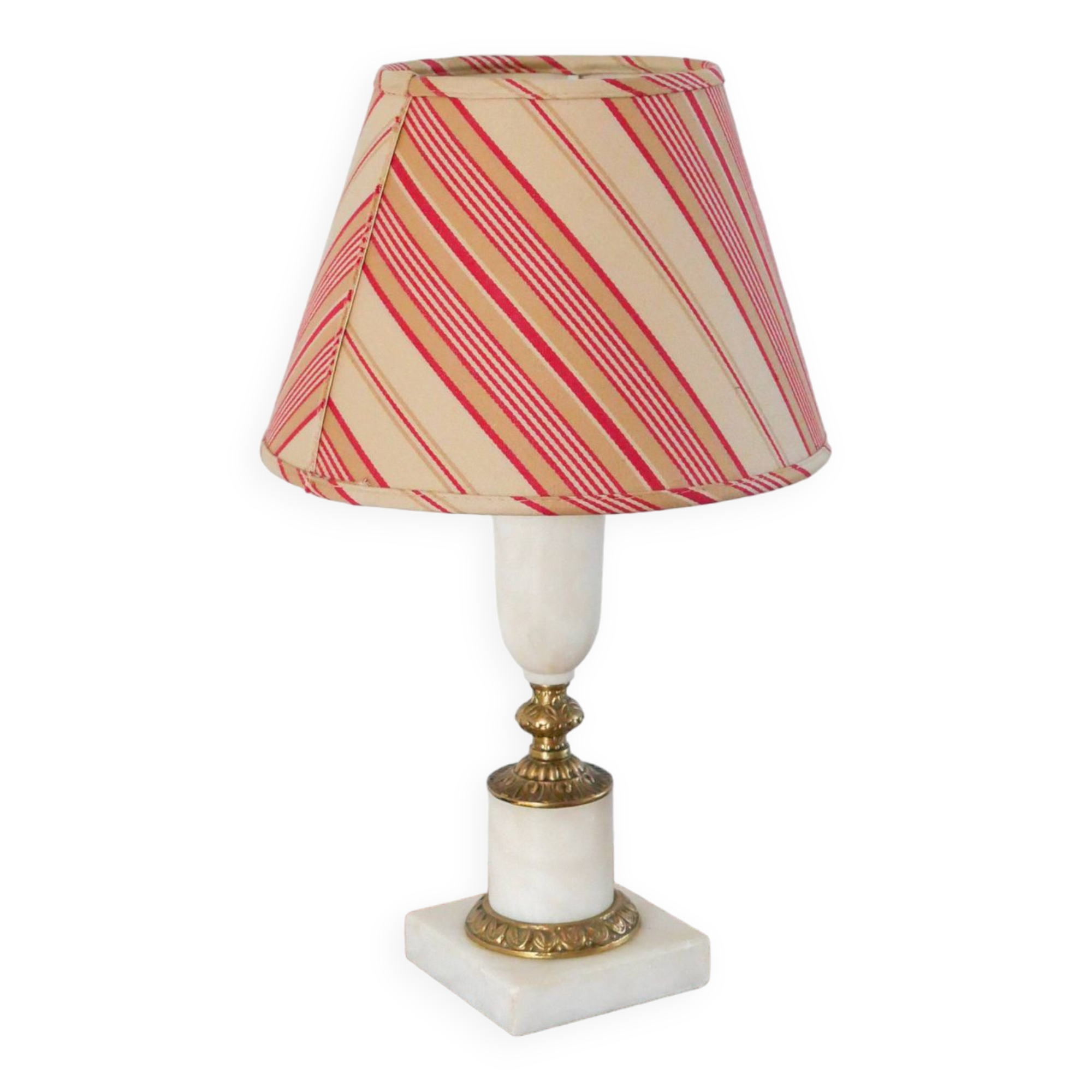 Table lamp in alabaster and bronze 1950