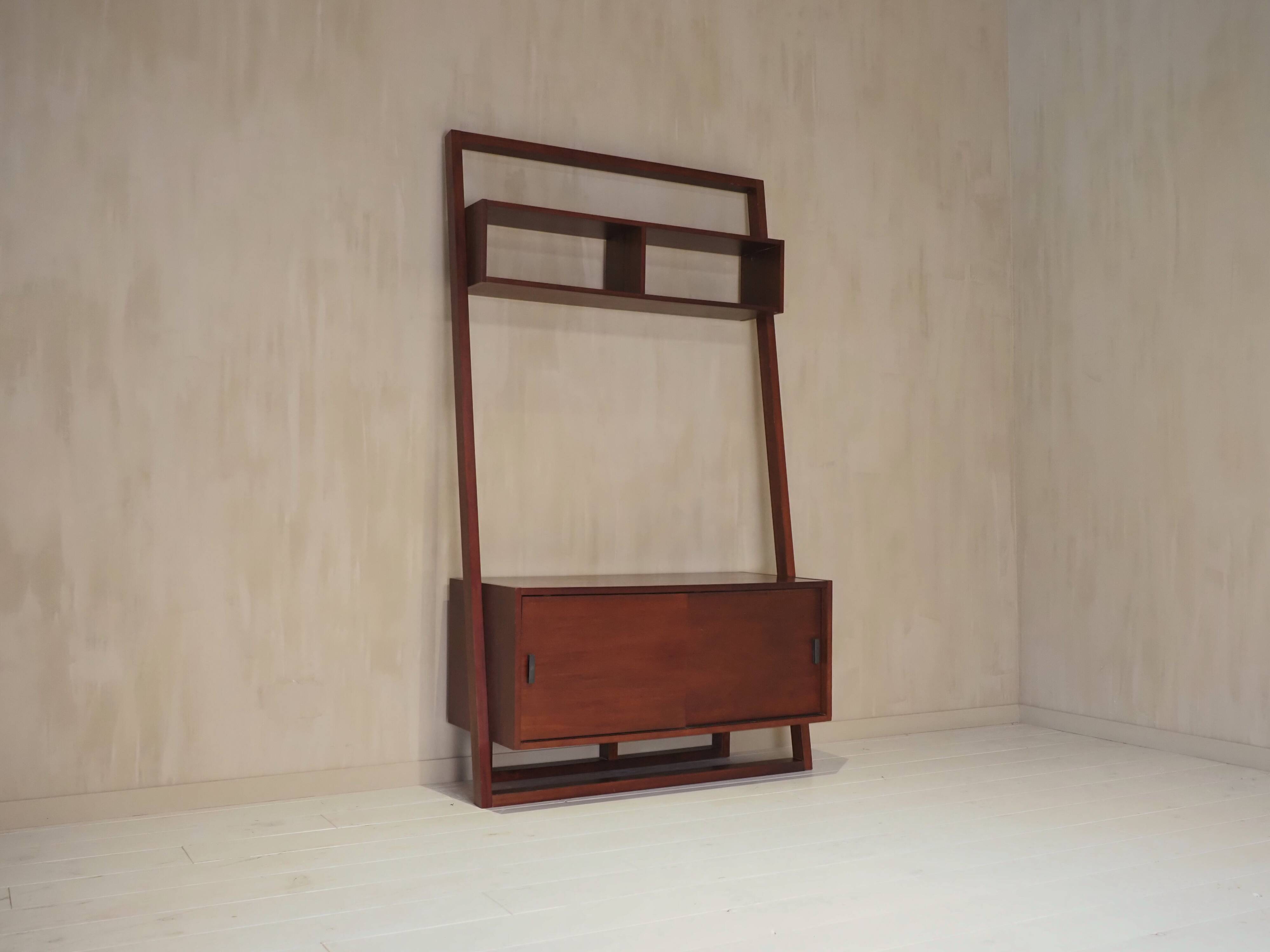 Vintage wardrobe or room divider from the 1970s.