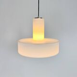 Suspension vintage scandinave en verre, 1960s