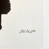 Affiche d’après la lithographie #3, 2020, pierre soulages