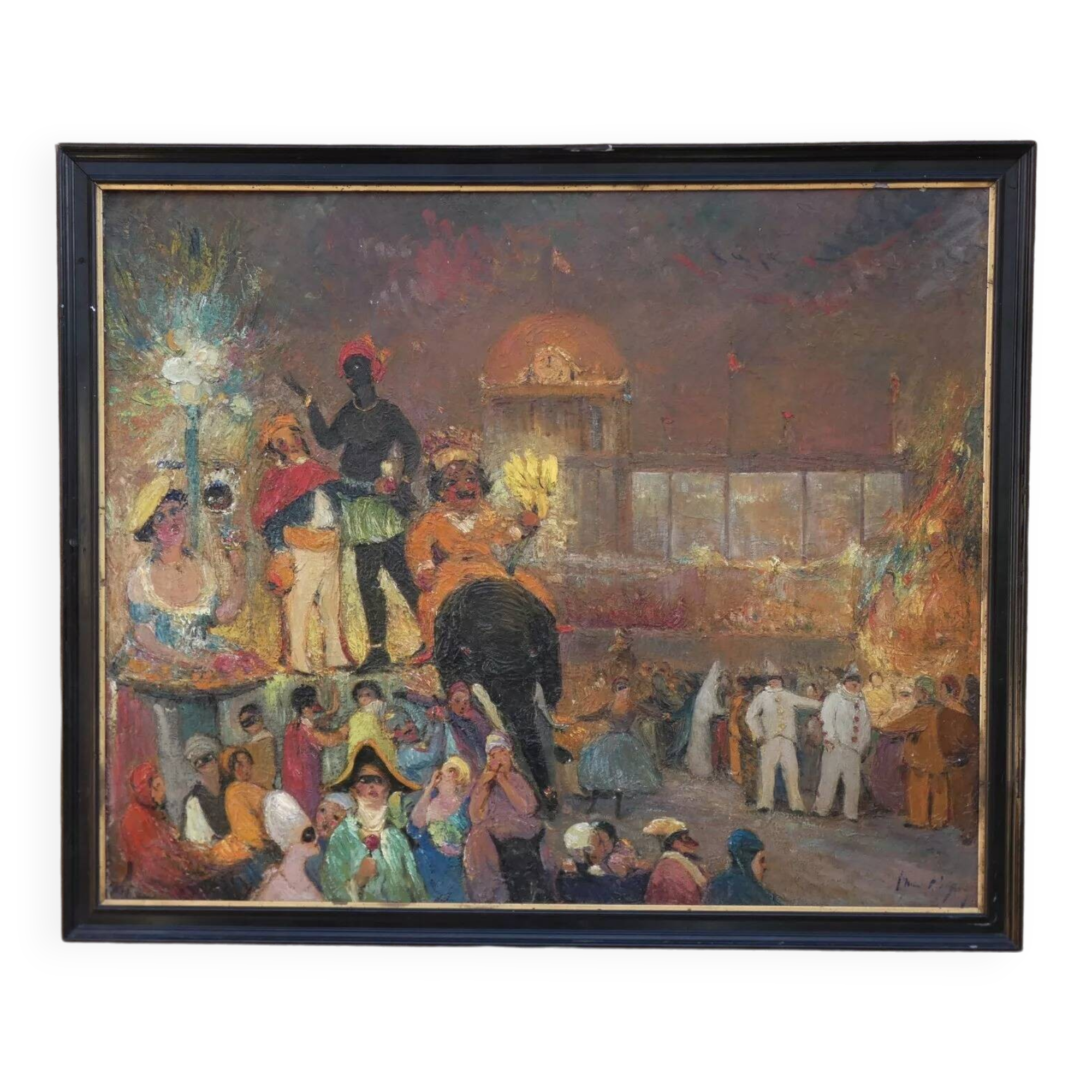 Carnival Scene Painting